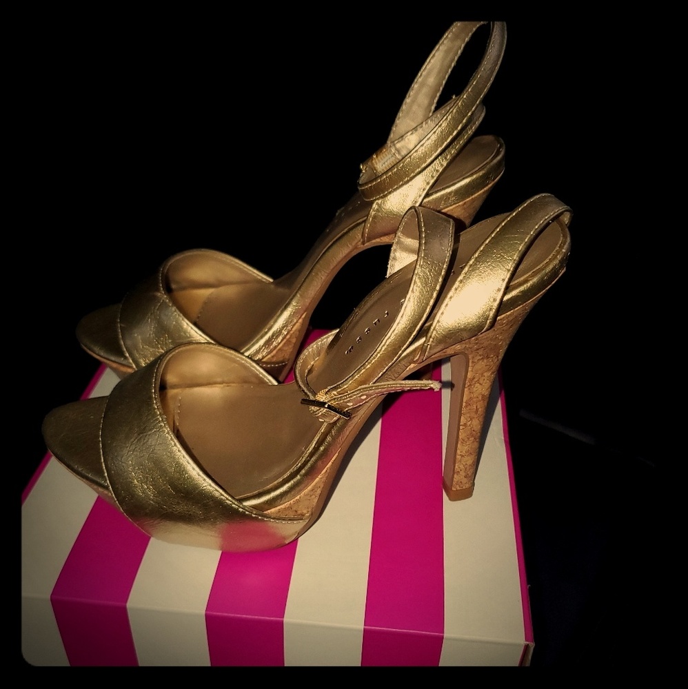 Charlotte russe gold sandals